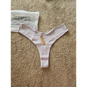 SKIMS Cotton Jersey Dipped Thong IRIS MICA Size 3X
